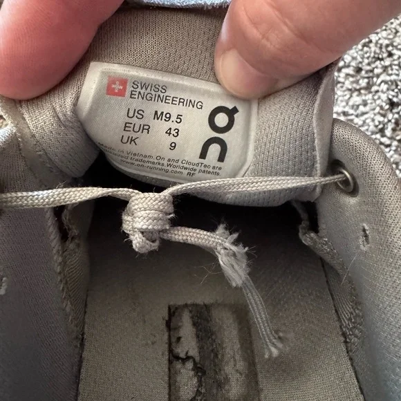 On Cloudsurfer running sneakers size 9.5 - Picture 4 of 8